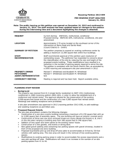 Rezoning Petition 2013-099 PRE-HEARING STAFF ANALYSIS January 21, 2014