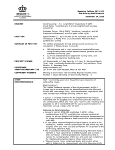 Rezoning Petition 2015-101 Pre-Hearing Staff Analysis December 14, 2015