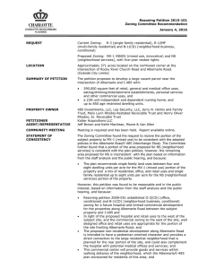 Rezoning Petition 2015-101 Zoning Committee Recommendation January 4, 2016