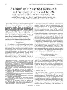 A Comparison of Smart Grid Technologies Senior Member, IEEE Member, IEEE