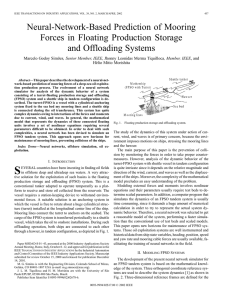 Neural-Network-Based Prediction of Mooring Forces in Floating Production Storage and Offloading Systems