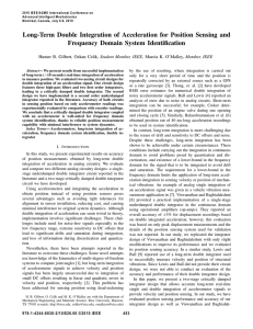 Long-Term Double Integration of Acceleration for Position Sensing and