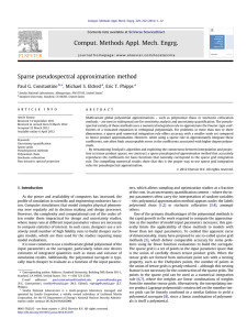 Sparse pseudospectral approximation method Paul G. Constantine , Michael S. Eldred ,