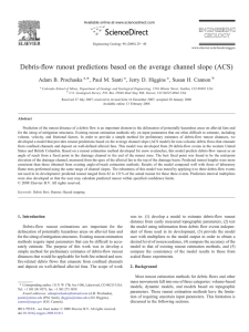 Debris-flow runout predictions based on the average channel slope (ACS)