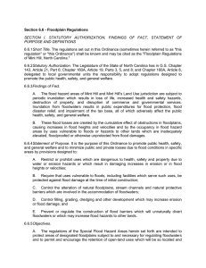 Section 6.6 - Floodplain Regulations Short Title.