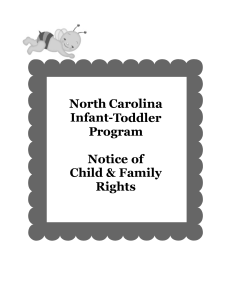 North Carolina Toddler Notice of