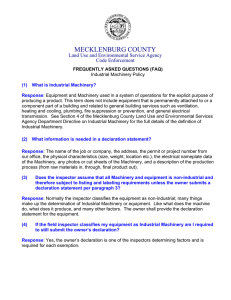 MECKLENBURG COUNTY Land Use and Environmental Service Agency Code Enforcement