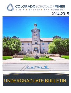 UNDERGRADUATE BULLETIN 2014-2015