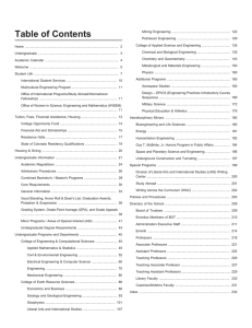 Table of Contents