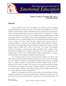 Editorial Volume 6, Number 2, November 2014   pp 1-2