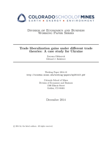 Division of Economics and Business Working Paper Series