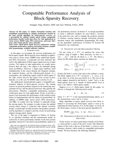 Computable Performance Analysis of Block-Sparsity Recovery