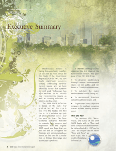 Executive Summary air  solid waste  water  land