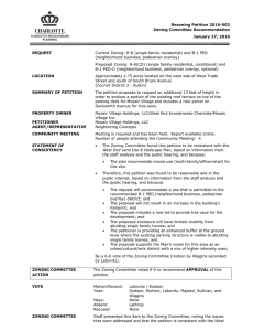 Rezoning Petition 2016-002 Zoning Committee Recommendation January 27, 2016