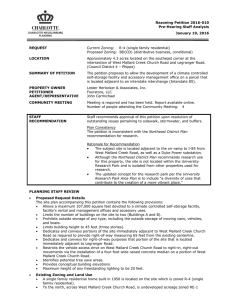 Rezoning Petition 2016-010 Pre-Hearing Staff Analysis January 19, 2016