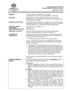 Rezoning Petition 2016-010 Zoning Committee Recommendation February 24, 2016