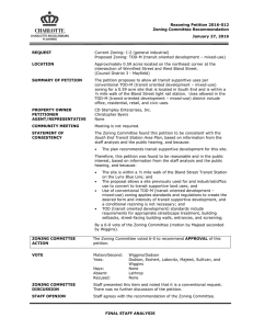 Rezoning Petition 2016-012 Zoning Committee Recommendation January 27, 2016