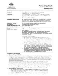 Rezoning Petition 2016-021 Pre-Hearing Staff Analysis February 15, 2016