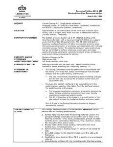 Rezoning Petition 2016-025 Zoning Committee Recommendation March 30, 2016