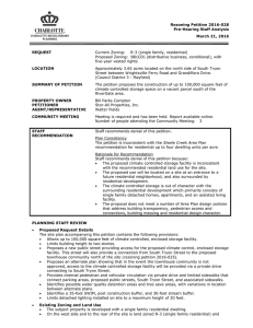 Rezoning Petition 2016-028 Pre-Hearing Staff Analysis March 21, 2016