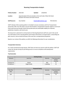 Rezoning Transportation Analysis