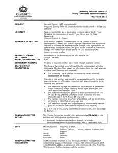 Rezoning Petition 2016-035 Zoning Committee Recommendation March 30, 2016