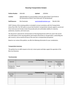 Rezoning Transportation Analysis