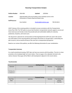 Rezoning Transportation Analysis