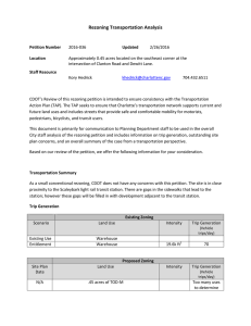 Rezoning Transportation Analysis