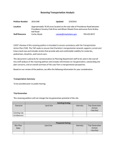 Rezoning Transportation Analysis