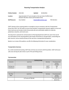 Rezoning Transportation Analysis