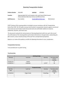 Rezoning Transportation Analysis