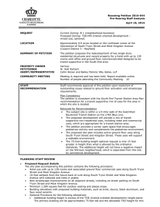 Rezoning Petition 2016-044 Pre-Hearing Staff Analysis April 18, 2016