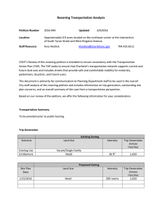 Rezoning Transportation Analysis