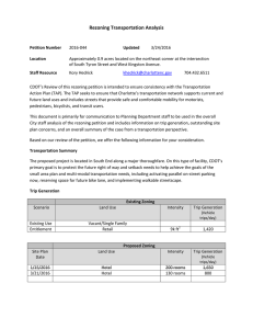 Rezoning Transportation Analysis