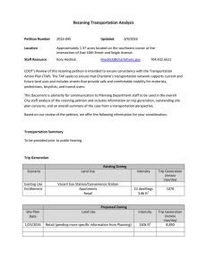 Rezoning Transportation Analysis