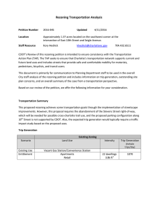 Rezoning Transportation Analysis