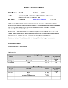 Rezoning Transportation Analysis