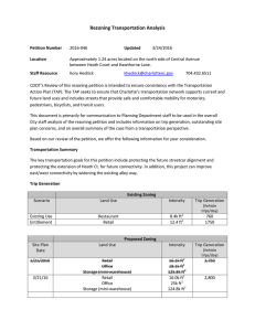 Rezoning Transportation Analysis