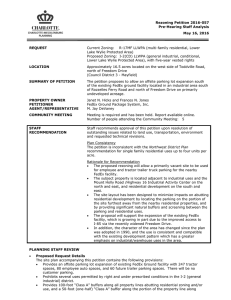 Rezoning Petition 2016-057 Pre-Hearing Staff Analysis May 16, 2016