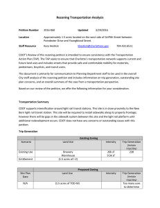 Rezoning Transportation Analysis