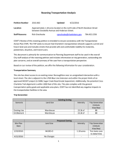 Rezoning Transportation Analysis