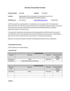 Rezoning Transportation Analysis