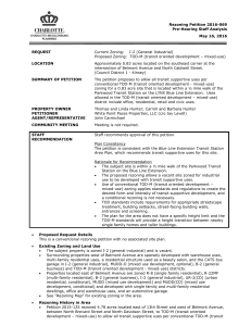 Rezoning Petition 2016-069 Pre-Hearing Staff Analysis May 16, 2016