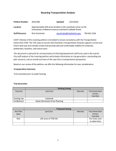 Rezoning Transportation Analysis