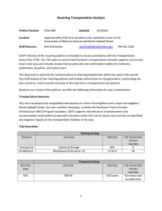 Rezoning Transportation Analysis