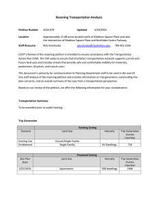 Rezoning Transportation Analysis