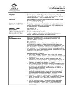 Rezoning Petition 2016-071 Pre-Hearing Staff Analysis May 16, 2016