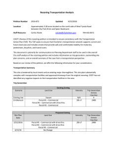 Rezoning Transportation Analysis