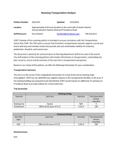 Rezoning Transportation Analysis